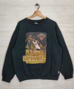 New York Knicks Tshirt Sweatshirt Hoodie Crewneck Sweatshirt Pullover Reprinted Full Color Full Size Gifts for NBA Fans