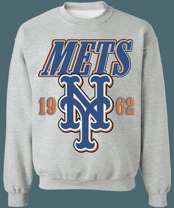 New York Mets MLB Crewneck Sweatshirt Hoodie Shirt Gifts for Fans