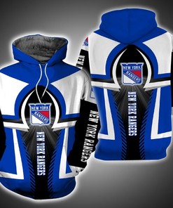 New York Rangers Ver.12 3D Hoodie Zip Hoodie, Nhl 3D All Over Print Hoodie Zip Hoodie