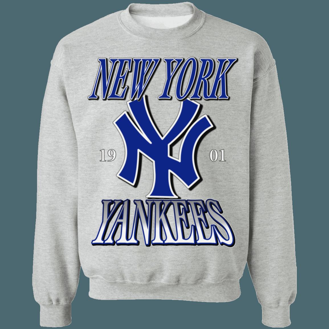 New York Yankees 1901 Vintage MLB Crewneck Sweatshirt Hoodie Shirt