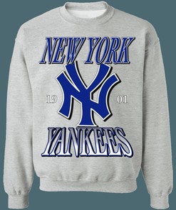 New York Yankees 1901 Vintage MLB Crewneck Sweatshirt Hoodie Shirt Gifts for Fans
