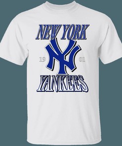 New York Yankees 1901 Vintage MLB T-Shirt Sweatshirt Hoodie Gifts for Fans