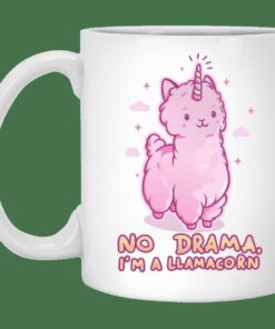 No Drama Llamacorn Mug Gifts for Friends, Gifts for Valentine Day, Coulpe Gifts