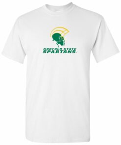 Norfolk State Spartans Primary Logo - University College Youth Shirt Sweatshirt Pullover Hoodie Reprinted Full Color Full Size