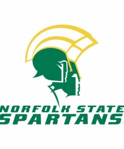 Norfolk State Spartans Primary Logo - University College Youth Shirt Sweatshirt Pullover Hoodie Reprinted Full Color Full Size
