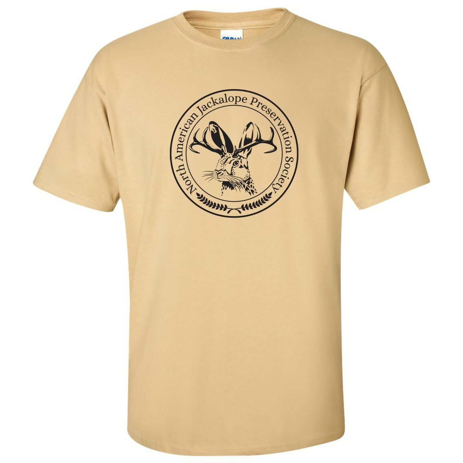 North American Jackalope Preservation Society - Americana Folklore Humor Shirt Sweatshirt Pullover Hoodie Reprinted Full Color Full Size