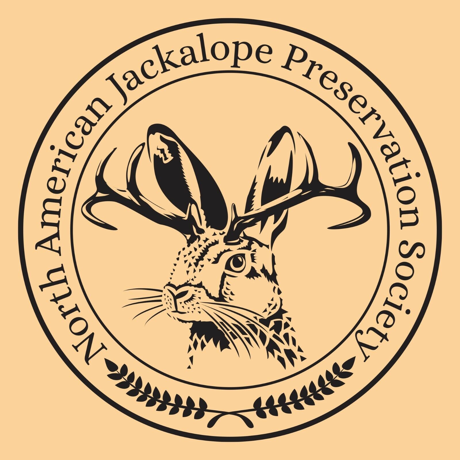 North American Jackalope Preservation Society - Americana Folklore Humor Shirt Sweatshirt Pullover Hoodie Reprinted Full Color Full Size