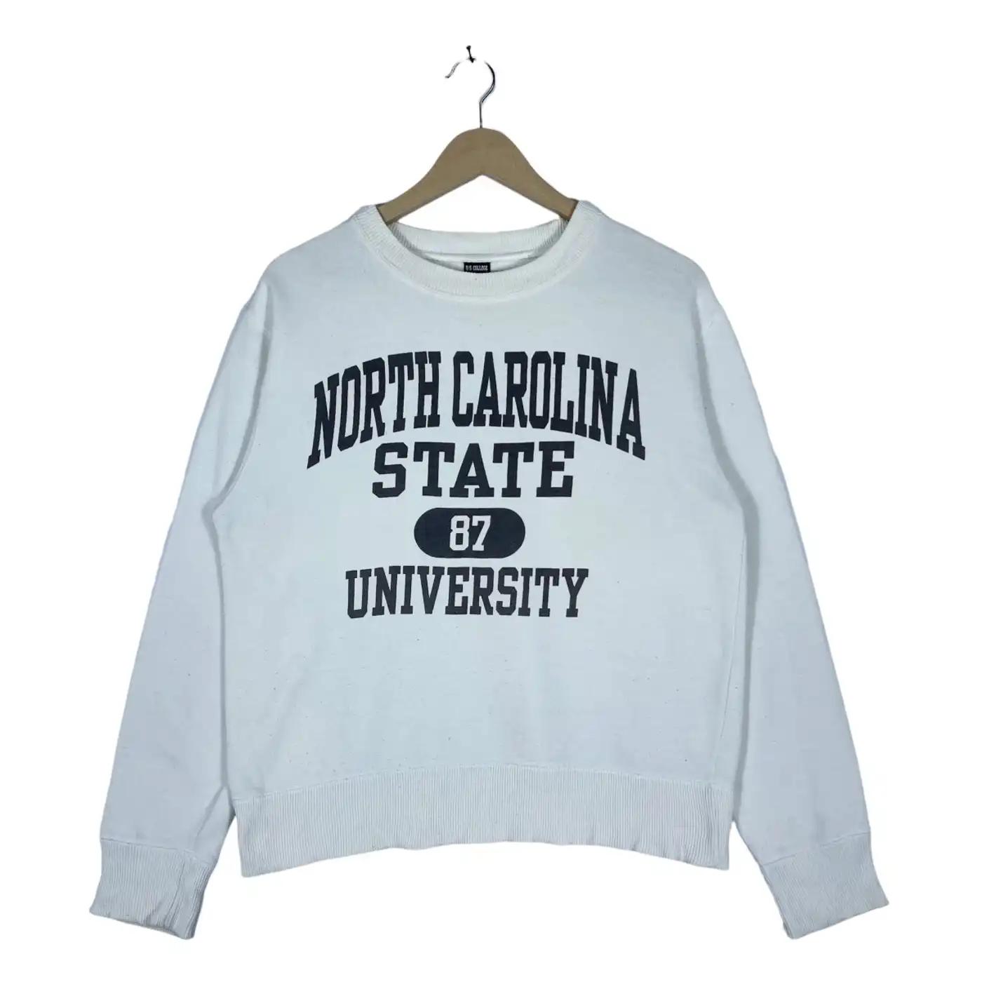 North Carolina State University T-Shirt Sweatshirt Pullover Hoodie Reprinted Full Color Full Size Gift For NCAA Fans