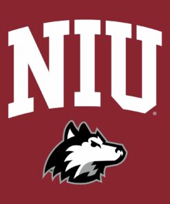 Northern Illinois Huskies Basic Block Youth Shirt Sweatshirt Pullover Hoodie Reprinted Full Color Full Size