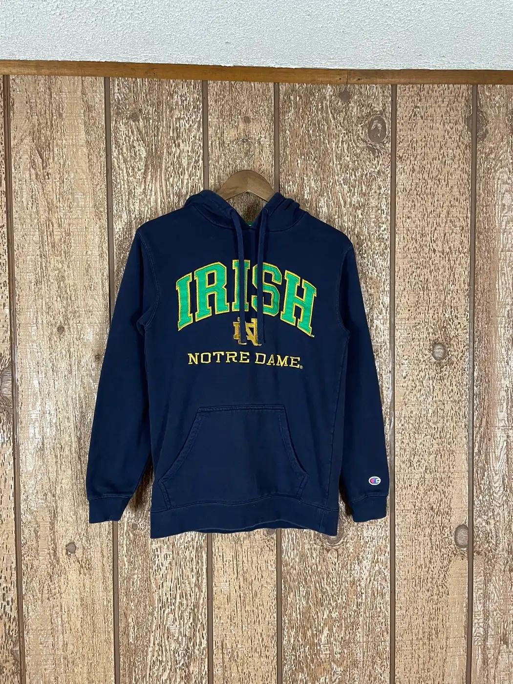 Notre Dame Fighting Irish T-Shirt Sweatshirt Pullover Hoodie Reprinted Full Color Full Size Gift For NCAA Fans
