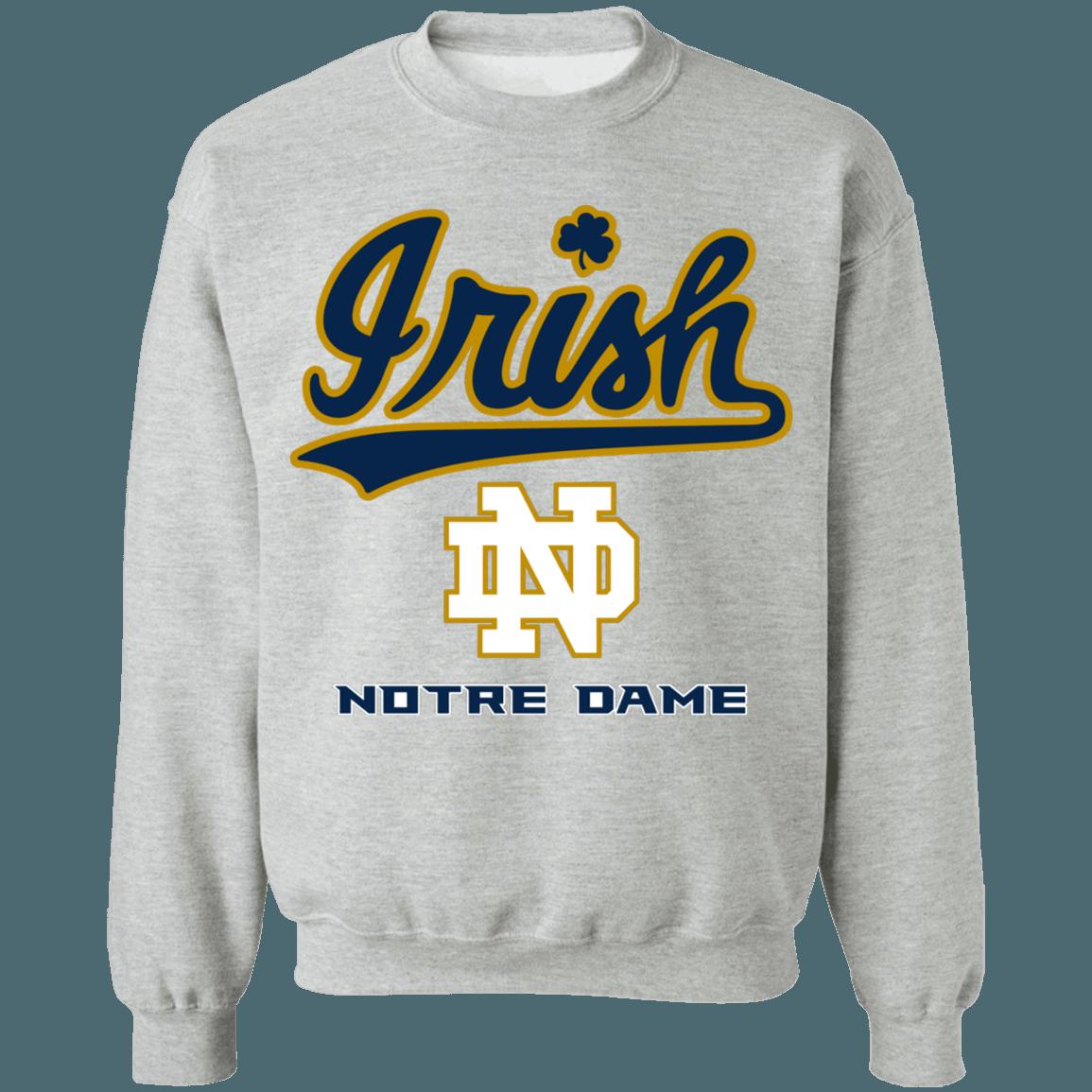 Notre Dame Fighting Irish Vintage NCAA Crewneck Sweatshirt Hoodie Shirt Gifts for Fans