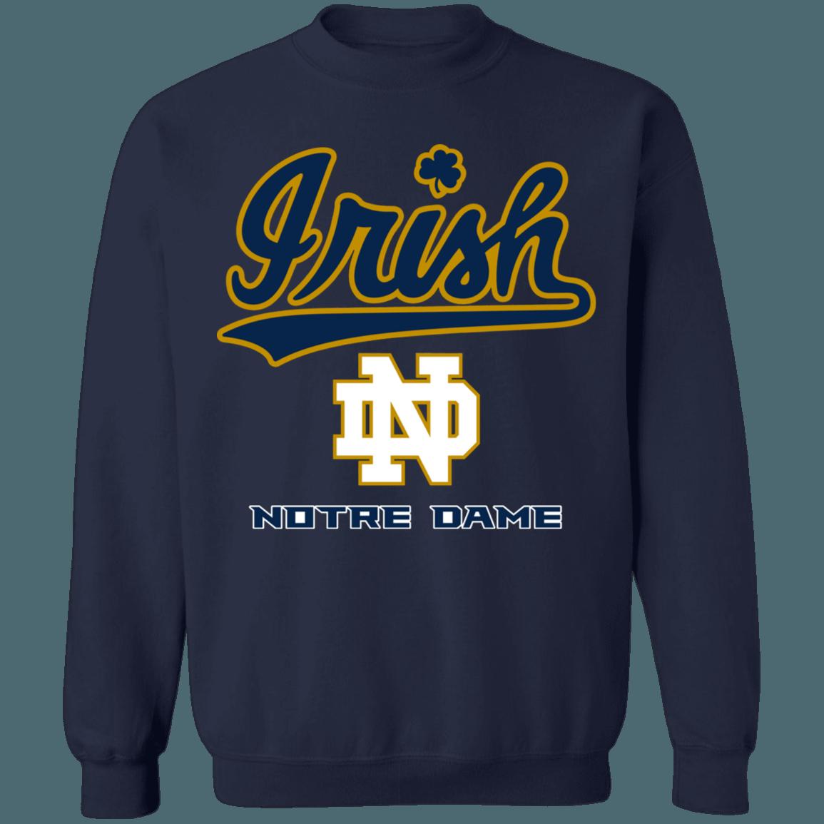 Notre Dame Fighting Irish Vintage NCAA Crewneck Sweatshirt Hoodie Shirt Gifts for Fans - Image 2
