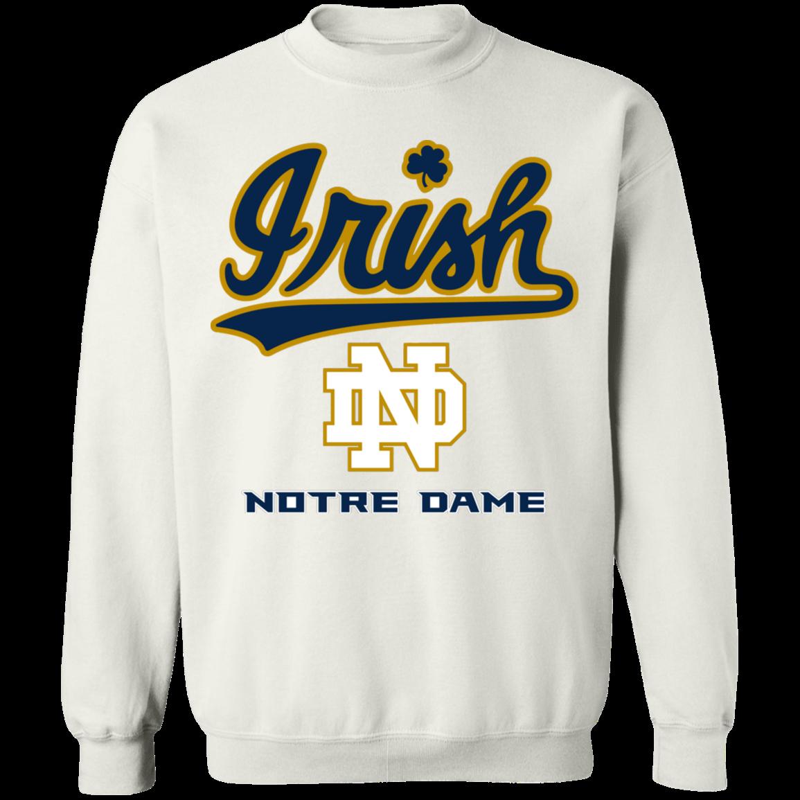 Notre Dame Fighting Irish Vintage NCAA Crewneck Sweatshirt Hoodie Shirt Gifts for Fans - Image 4