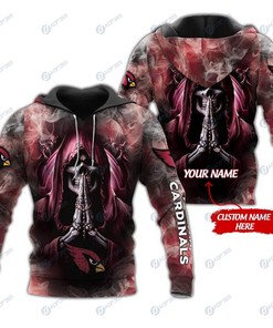 Ntthd906 Personalized Custom Arizona Cardinals 3D Hoodie Zip Hoodie, Nfl 3D All Over Print Hoodie Zip Hoodie