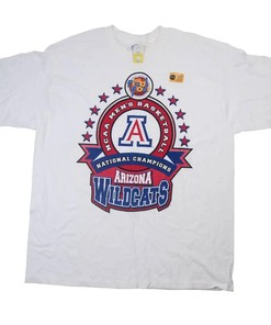 Nwt Vintage Style Starter Arizona Wildcats National Champions T-Shirt Sweatshirt Pullover Hoodie Reprinted Full Color Full Size Gift For NCAA Fans