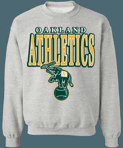 Oakland Athletics Elephant Retro Crewneck Sweatshirt Hoodie Shirt Gifts for MLB Fans