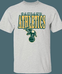 Oakland Athletics Elephant Retro MLB T-Shirt Sweatshirt Hoodie Gifts for Fans