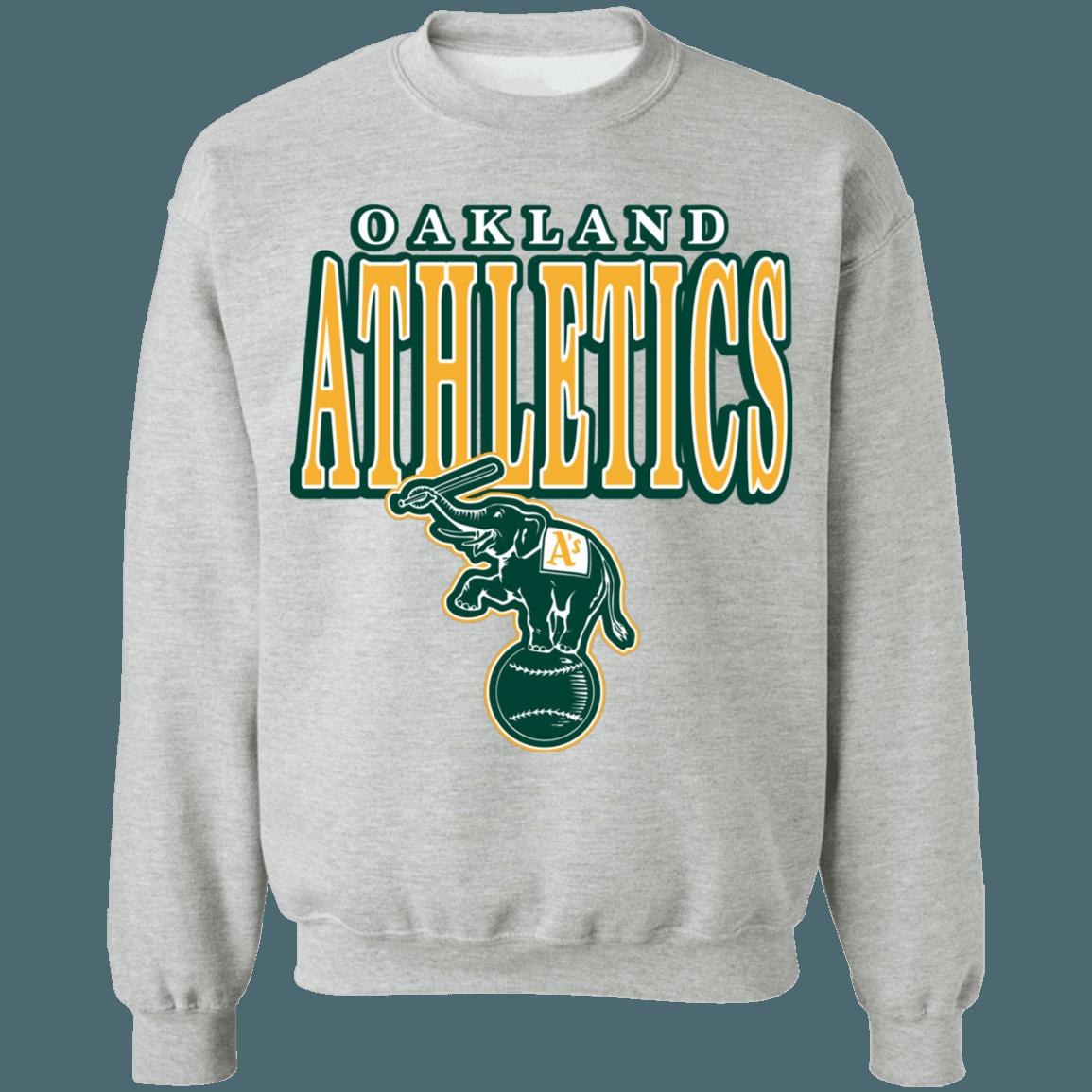 Oakland Athletics Elephant Retro Sweatshirt Hoodie Shirt Gifts for MLB Fans - Image 4