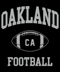 Oakland Classic Football Arch Shirt Sweatshirt Pullover Hoodie Reprinted Full Color Full Size