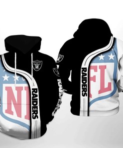 Oakland Raiders Nfl Team 3D All Over Print Zip Up Hoodie Option
