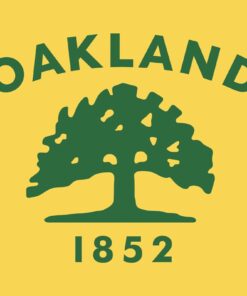 Oakland US City Flag Basic Cotton Shirt Sweatshirt Pullover Hoodie Reprinted Full Color Full Size