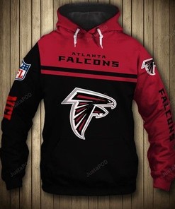 Official Atlanta Falcons Skull Nfl 3D All Over Print Zip Up Hoodie Option