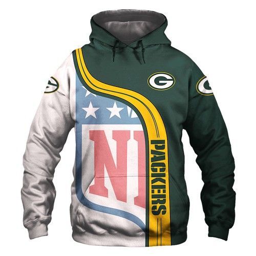 Official Green Bay Packers Nfl 3D All Over Print Zip Up Hoodie Option