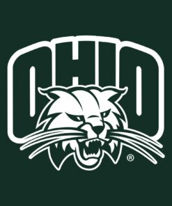 Ohio University Bobcats Arch Logo Licensed Unisex Shirt Sweatshirt Pullover Hoodie Reprinted Full Color Full Size