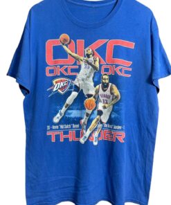 Okc Thunder “Kevin Durant & James Harden” NBA Tshirt Sweatshirt Hoodie Crewneck Sweatshirt Pullover Reprinted Full Color Full Size Gifts for NBA Fans