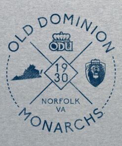 Old Dominion Monarchs Identity Stamp Shirt Sweatshirt Pullover Hoodie Reprinted Full Color Full Size