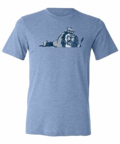 Old Dominion Monarchs State Silhouette Logo Triblend Shirt Sweatshirt Pullover Hoodie Reprinted Full Color Full Size