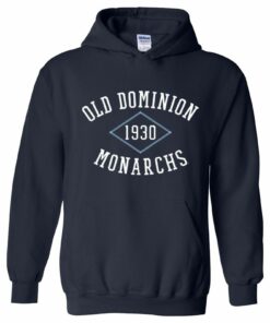 Old Dominion Monarchs Stitch Arch Team Color Shirt Sweatshirt Pullover Hoodie Reprinted Full Color Full Size