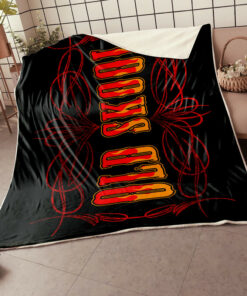 Old Skool Hot Rod Pinstripe Blanket