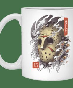 Oni Jason Mask Mug Gifts for Friends, Gifts for Valentine Day, Coulpe Gifts