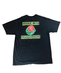 Oregon Ducks Rose Bowl Black Graphic T-Shirt Sweatshirt Hoodie Full Size Gifts For NCAA