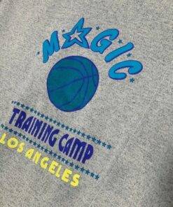 Orlando Magic Camp Los Angeles NBA Vintage Style 90s Tshirt Sweatshirt Hoodie Crewneck Sweatshirt Pullover Reprinted Full Color Full Size Gifts for NBA Fans