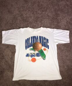 Orlando Magic Vintage Style Tshirt Hoodie Crewneck Sweatshirt Reprinted Full Color Full Size Gifts for NBA Fans