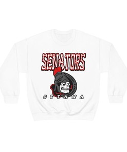 Ottawa Senators HALLOWEEN Retro NHL Crewneck Sweatshirt Hoodie Shirt Gifts for Fans