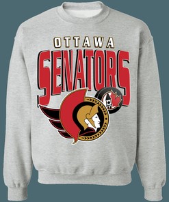 Ottawa Senators Retro NHL Crewneck Sweatshirt Hoodie Shirt Gifts for Fans