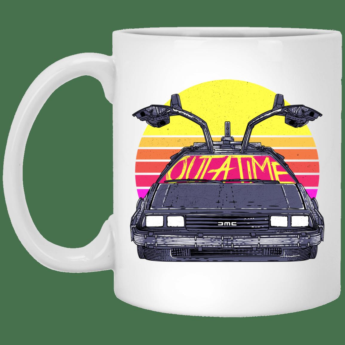 Outatime In The 80s Mug Gifts for Friends, Gifts for Valentine Day, Coulpe Gifts