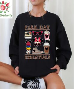 Park Day Essentials Shirt, Cute Mouse Park Short Sleeve, Matching Family Vacation Trip T-shirt, Theme Park Matching Friends Clothes