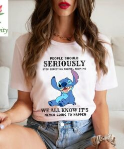 People Should Not Expecting Normal From Me Stitch Shirt, Funny Stitch Shirt, Lilo and Stitch Friends Shirt, Disney Shirts