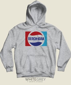 Pepsi Cola Vintage Soviet Ussr Russian Hoodie - Unisex Retro Sweatshirt