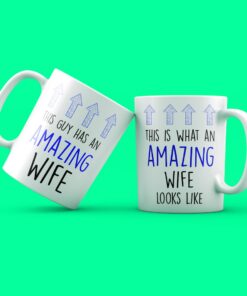 Personalised Couples Mugs, Funny Valentines Day Gift For Husband