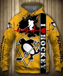 Personalized 3D All Over Printed Pittsburgh Penguins Hoodie With Nhl Zip Up Hoodie