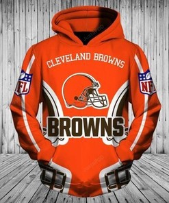 Personalized All Over Print Cleveland Browns Hoodie Show Your Love For Your Favorite Team