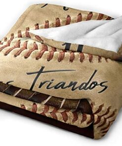 Personalized Ball Games Baseball Pattern Warm, Custom Name Team, Family Gifts