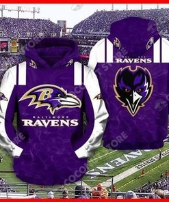 Personalized Baltimore Ravens Nfl 3D Printed Hoodie For Ravens Lovers