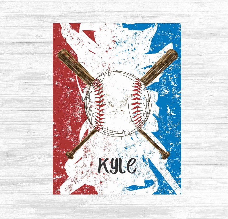 Personalized Baseball Blanket, Boys Blanket, Baseball Blanket, Throw Blanket