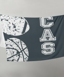 Personalized Baseball Blanket | Custom Football Gift, Sports Gift